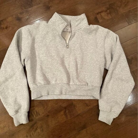 TNA Crop Sweater Half Zip - Picture 3 of 4